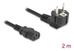 EAN 4043619813261 - DeLOCK 81326 cable de transmisión Negro 2 m Enchufe tipo E+F IEC C13 imagen 2