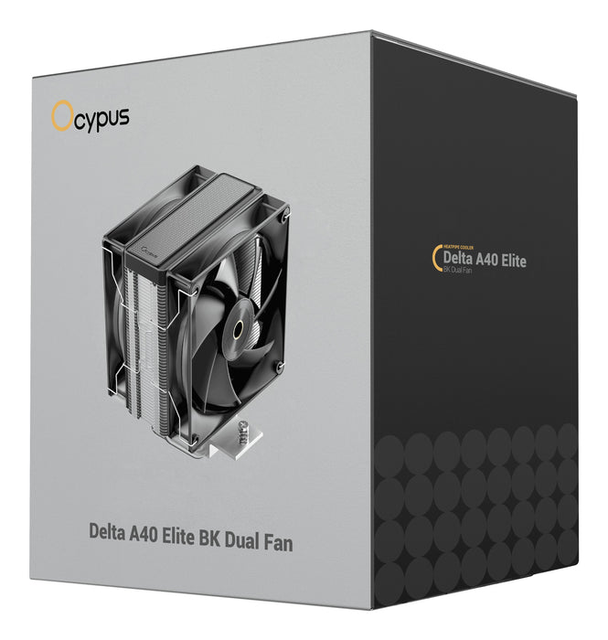EAN 6977414882024 - Ocypus Delta A40 Elite Dual Fan Procesador Refrigerador de aire 12 cm Negro 1 pieza(s) imagen 10