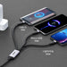 EAN 4894160057303 - UNITEK 3-in-1 USB-C to cable USB USB 2.0 1,5 m USB C USB C/Micro-USB B/Lightning 0,48 Gbit/s 20 W Negro imagen 4