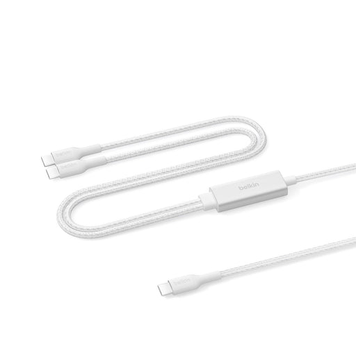 EAN 745883937356 - Belkin CAC004hq1.5MWH cable USB USB 2.0 1,5 m USB C 2 x USB C Blanco imagen 1