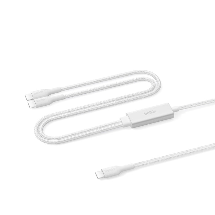 EAN 745883937356 - Belkin CAC004hq1.5MWH cable USB USB 2.0 1,5 m USB C 2 x USB C Blanco imagen 1