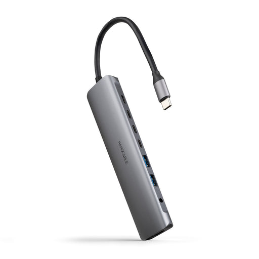 EAN 8433281015555 - Nanocable 10.16.4608 base para portátil y replicador de puertos Alámbrico USB 3.2 Gen 1 (3.1 Gen 1) Type- imagen 1