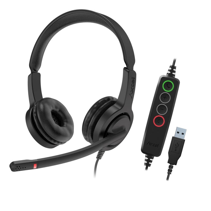 EAN 5901986761204 - Axtel VOICE UC28 stereo USB-A Auriculares Alámbrico Diadema Oficina/Centro de llamadas USB tipo A Negro imagen 2