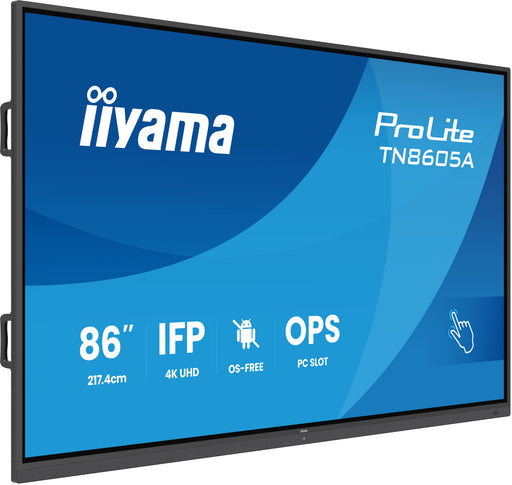 EAN 4948570127085 - iiyama TN8605A-B1AG pantalla de señalización Panel plano interactivo 2,17 m (85.6") 500 cd / m² 4K Ultra  imagen 1