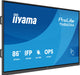 EAN 4948570127085 - iiyama TN8605A-B1AG pantalla de señalización Panel plano interactivo 2,17 m (85.6") 500 cd / m² 4K Ultra  imagen 1