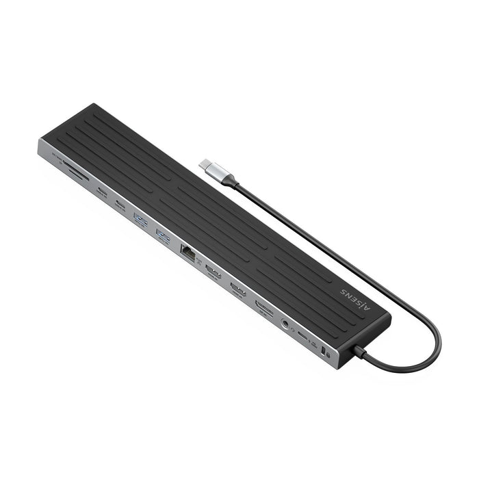 EAN 8435739904046 - AISENS ASUC-13P042-GR base para portátil y replicador de puertos Alámbrico USB 3.2 Gen 1 (3.1 Gen 1) Type imagen 1
