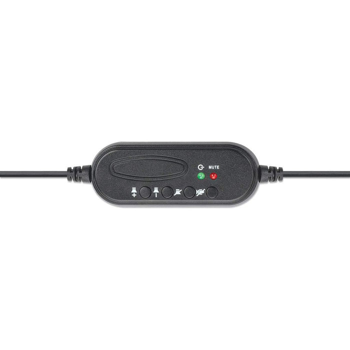 EAN 0766623179874 - Manhattan 179874 auricular y casco Auriculares Alámbrico Diadema Oficina/Centro de llamadas USB tipo A Ne imagen 7