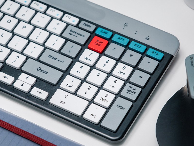 EAN 5907512879184 - Tracer SHARP RF (2.4G+BT) teclado Oficina RF Wireless + Bluetooth QWERTY Gris, Negro imagen 5
