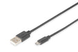 EAN 4016032383680 - Digitus DB-300127-018-S cable USB 1,8 m USB A Micro-USB B Negro imagen 1