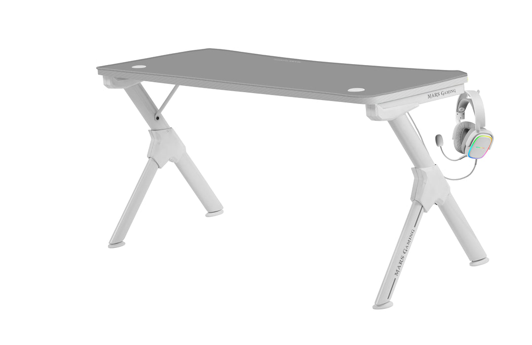 EAN 8437023094044 - Mars Gaming MGD140W escritorio para ordenador Gris, Blanco imagen 2