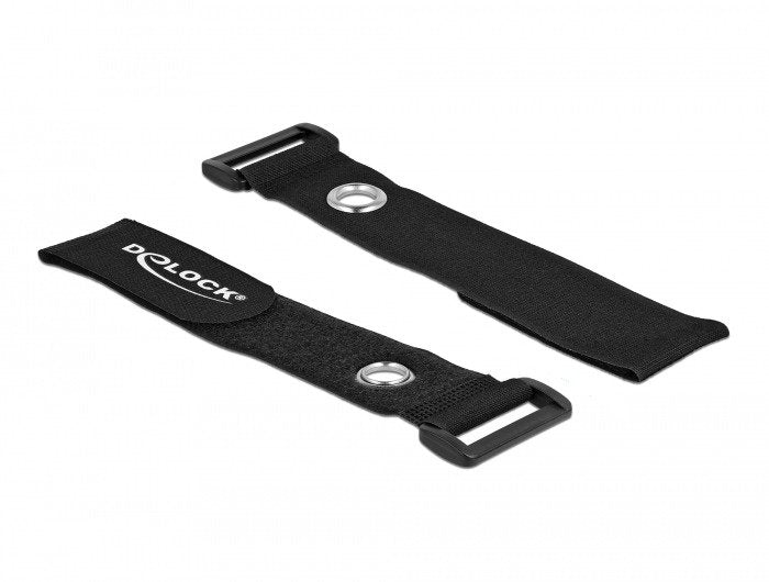 EAN 4043619195435 - DeLOCK 19543 presilla Bridas adherentes para cables Negro 5 pieza(s) imagen 3