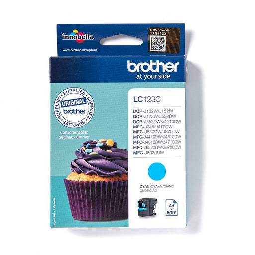 EAN 4977766713900 - Brother LC123C cartucho de tinta 1 pieza(s) Original Cian imagen 1