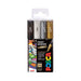 EAN 3296280033303 - POSCA PC-1M Negro, Oro, Plata, Blanco 4 pieza(s) imagen 1