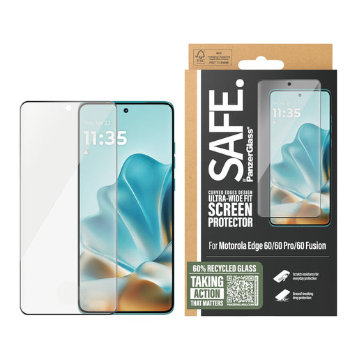 EAN 5715685022401 - PanzerGlass SAFE. by ® Screen Protector Motorola Edge 60 | 60 Pro | 60 Fusion | Ultra-Wide Fit Protector  imagen 2