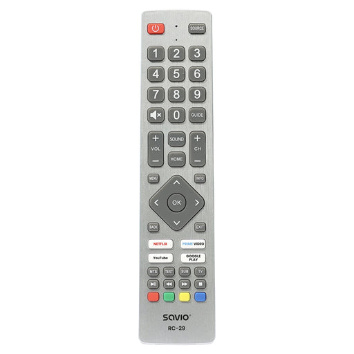 EAN 5907264110283 - Savio RC-29 mando a distancia IR inalámbrico TV Botones imagen 1