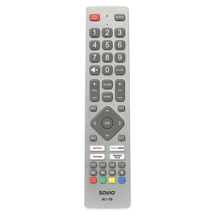 EAN 5907264110283 - Savio RC-29 mando a distancia IR inalámbrico TV Botones imagen 1