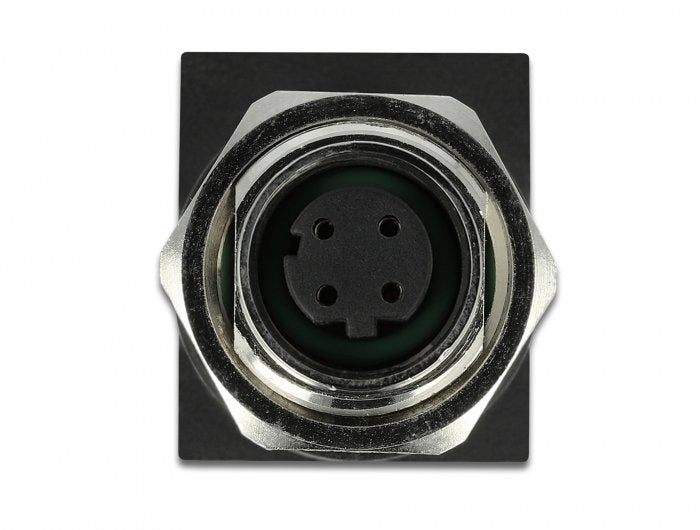 EAN 4043619663125 - DeLOCK 66312 cambiador de género para cable M12 RJ45 Negro imagen 2