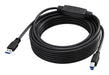 EAN 1220976600007 - Vision TC 10MUSB3.0+/BL cable USB USB 3.2 Gen 1 (3.1 Gen 1) 10 m USB C USB B 5 Gbit/s Negro imagen 1
