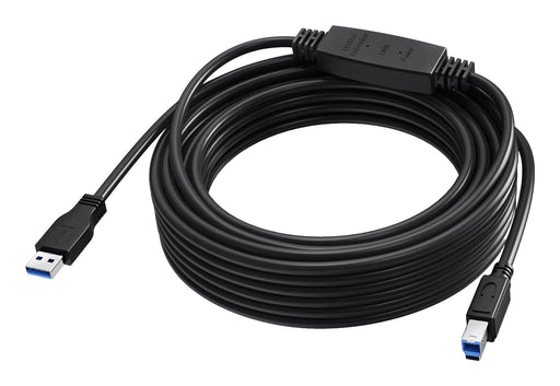 EAN 1220976600007 - Vision TC 10MUSB3.0+/BL cable USB USB 3.2 Gen 1 (3.1 Gen 1) 10 m USB C USB B 5 Gbit/s Negro imagen 1