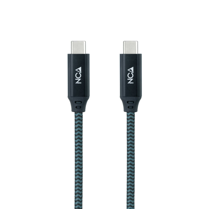 EAN 8433281012813 - Nanocable 10.01.4301-L150-COMB cable USB USB4 Gen 2x2 1,5 m USB C Verde azulado, Negro, Gris imagen 2