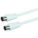 EAN 4004005500493 - Schwaiger 5.0m IEC - IEC cable coaxial 5 m Blanco imagen 1