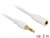 EAN 4043619855797 - DeLOCK 85579 cable de audio 2 m 3,5mm Blanco imagen 1