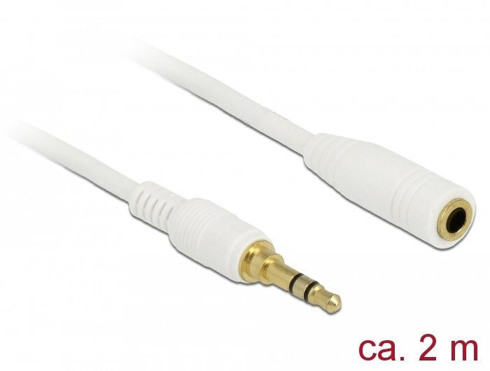 EAN 4043619855797 - DeLOCK 85579 cable de audio 2 m 3,5mm Blanco imagen 1