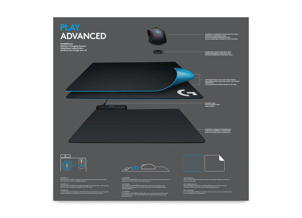 EAN 5099206074576 - Logitech G 943-000110 alfombrilla para ratón Alfombrilla de ratón para juegos Negro imagen 15