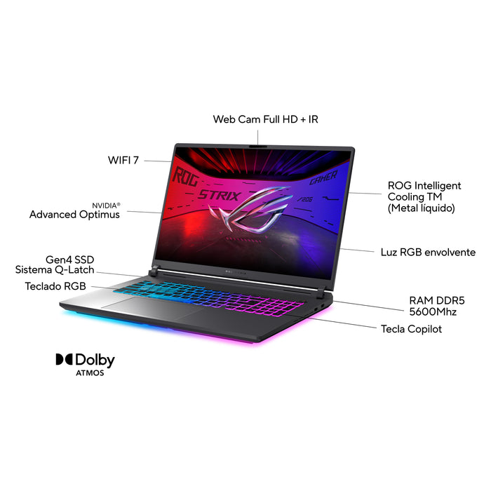 EAN 4711636070775 - ASUS ROG Strix G18 G815JMR-S8051 Intel® Core™ i7 45,7 cm (18") DDR5-SDRAM NVIDIA GeForce RTX 5060 Wi-Fi 7 imagen 3