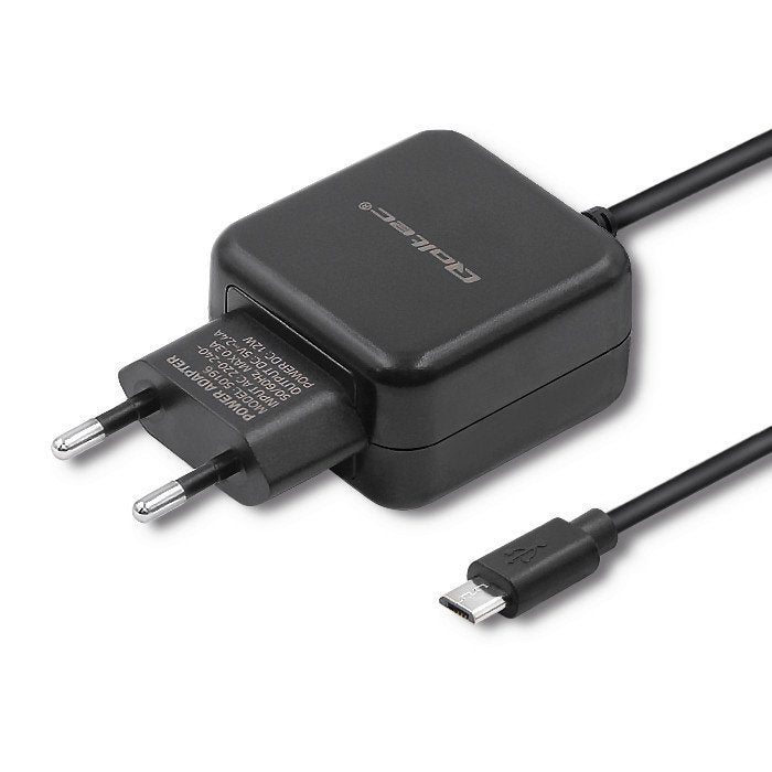 EAN 5901878501963 - Qoltec 50196 cargador de dispositivo móvil Smartphone, Tableta Negro Corriente alterna, CC, USB Interior imagen 1