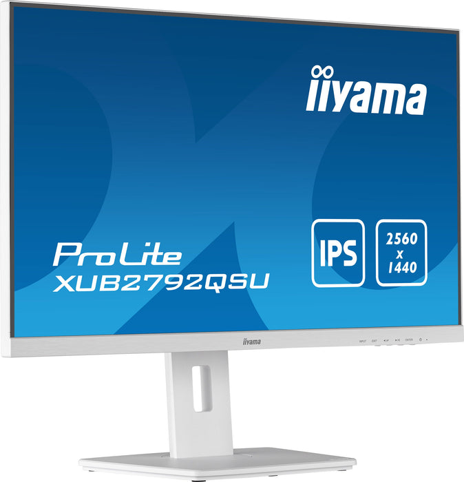 EAN 4948570121687 - iiyama ProLite XUB2792QSU-W5 pantalla para PC 68,6 cm (27") 2560 x 1440 Pixeles Wide Quad HD LED Blanco imagen 4