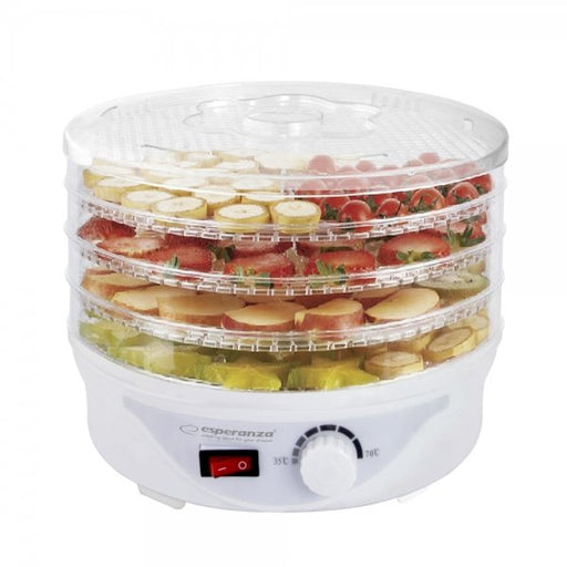 EAN 5901299949825 - Esperanza EKD003 deshidratador de alimentos Transparente, Blanco 250 W imagen 2