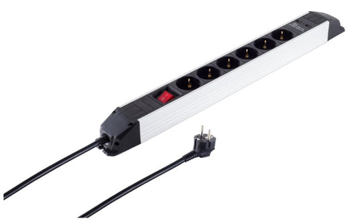 EAN 4017538131157 - S/CONN maximum connectivity 09-20265 base múltiple 1,5 m 6 salidas AC Interior Negro, Blanco imagen 1