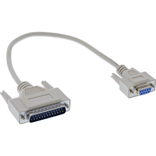 EAN 4043718258079 - InLine S-19255A cable de serie Gris 0,33 m DB9F DB25M imagen 1