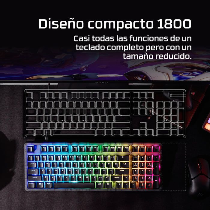 EAN 198828944788 - HyperX Origins 2 1800 teclado Juego USB Negro imagen 5