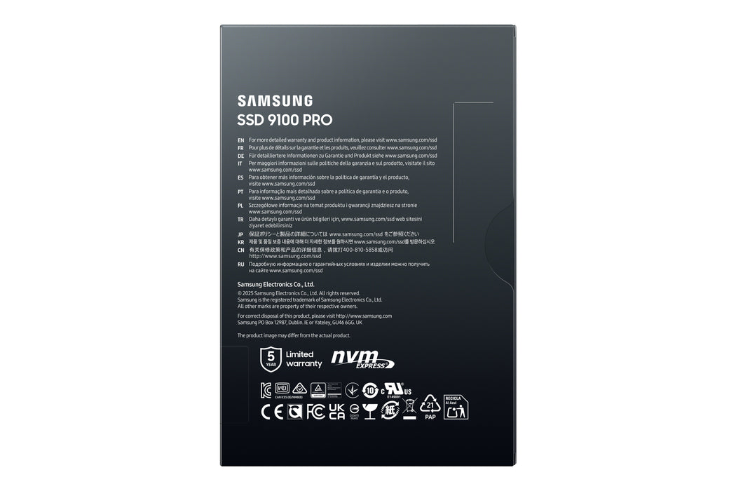 EAN 8806095811628 - Samsung MZ-VAP1T0 1 TB M.2 PCI Express 5.0 NVMe V-NAND TLC imagen 6