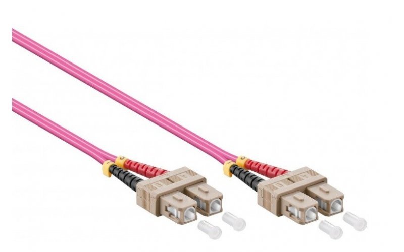 EAN 5705585208982 - Mercodan 40400195 Cable de fibra óptica e InfiniBand 20 m SC Negro, Rojo, Violeta imagen 1