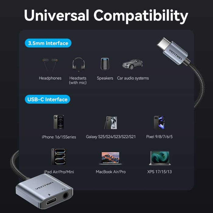 EAN 6922794792210 - Vention BIGHA hub de interfaz Gris imagen 3