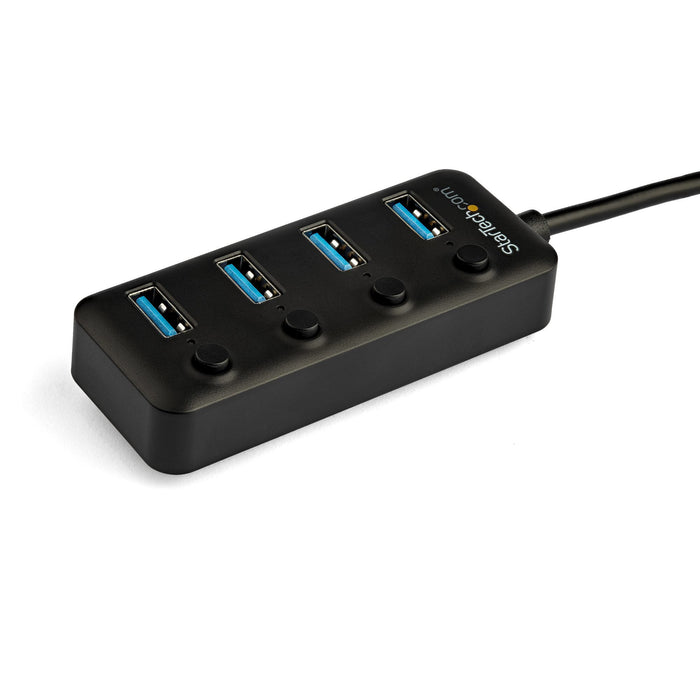 EAN 0065030874335 - StarTech.com HB30C4AIB hub de interfaz USB 3.2 Gen 1 (3.1 Gen 1) Type-C 5000 Mbit/s Negro imagen 2