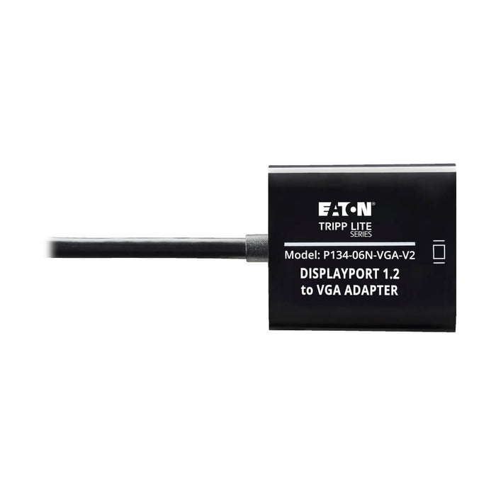 EAN 0037332192042 - Tripp Lite P134-06N-VGA-V2 adaptador de cable de vídeo 0,15 m DisplayPort VGA (HD15) Negro imagen 2