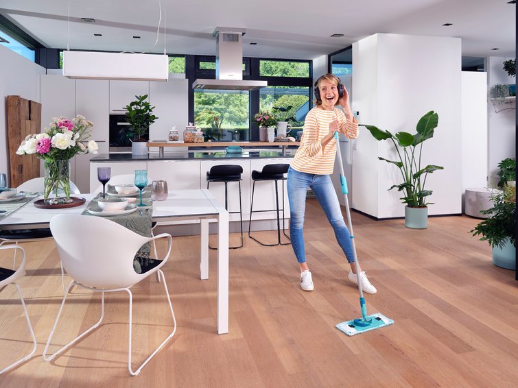 EAN 4006501521224 - Leifheit Clean Twist M Ergo Mop cover Azul imagen 12