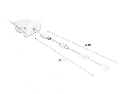 EAN 4043619813186 - DeLOCK 81318 cable USB 0,62 m USB A USB C imagen 2