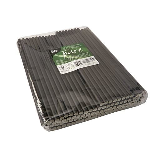 EAN 4002911879979 - Papstar 87997 pajita de beber desechable 100 pieza(s) Negro imagen 2