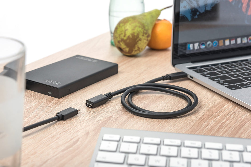 EAN 4016032455301 - Digitus AK-300210-015-S cable USB USB 2.0 1,5 m USB C 0,48 Gbit/s Negro imagen 2