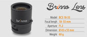 EAN 4712417430627 - Brinno BCS 18-55 lente de cámara Cámara Lapso de Tiempo Negro imagen 3