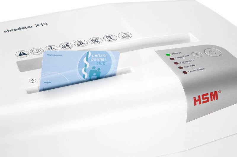 EAN 4026631057745 - HSM X13 triturador de papel Corte en partículas 57 dB 4 mm Plata, Blanco imagen 4