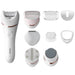 EAN 8710103935544 - Philips 8000 series BRE740/10 depiladora 32 pinzas Rosa, Blanco imagen 1