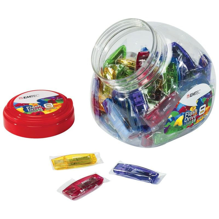 EAN 3126170166791 - Emtec C410 Color Mix - Candy Jar 2.0 unidad flash USB 32 GB USB tipo A Multicolor imagen 3