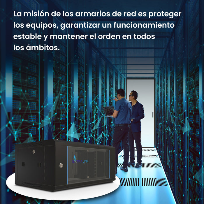 EAN 5902560362886 - Extralink 4U 600X450 WALL-MOUNTED RACKMOUNT CABINET BLACK Bastidor de pared imagen 17