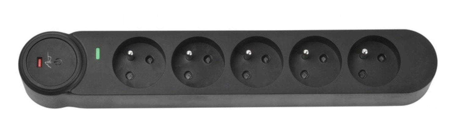 EAN 5906721173014 - ART F2115 base múltiple 5 m 5 salidas AC Interior Negro imagen 13